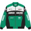 Harsh And Cruel Biker Racing Leather Jacket