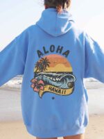 Hawaii Aloha Fleece Hoodie