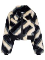 High Potential 2024 Kaitlin Olson Fur Jacket