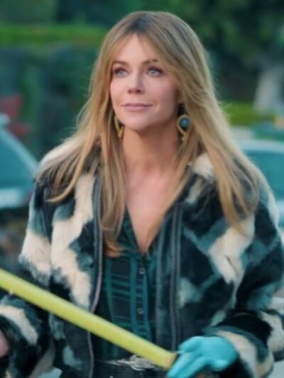 High Potential 2024 Kaitlin Olson Fur Jacket