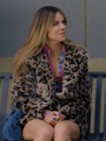 High Potential 2024 Kaitlin Olson Leopard Print Coat