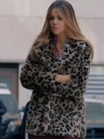 High Potential 2024 Kaitlin Olson Leopard Print Coat