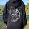 Unisex Koi Fish Pullover Hoodie