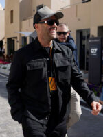 Jason Statham F1 Abu Dhabi GP 2023 Black Jacket