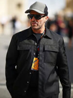 Jason Statham F1 Abu Dhabi GP 2023 Black Jacket