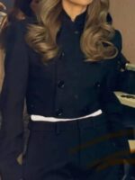 "Jennifer Lopez The Today Show Black Cropped Jacket "