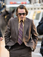 Joker Folie A Deux Joaquin Phoenix Brown Suit