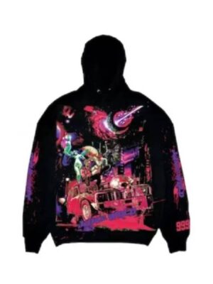 Juice Wrld x Vlone Galaxy Pullover Hoodie