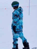 Justin Bieber Aspen Vacation Ski Blue Suit