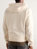 Kangaroo White Pullover Fleece Hoodie