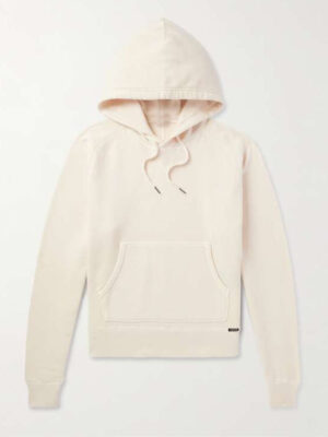 Unisex White Kangaroo Style Hoodie