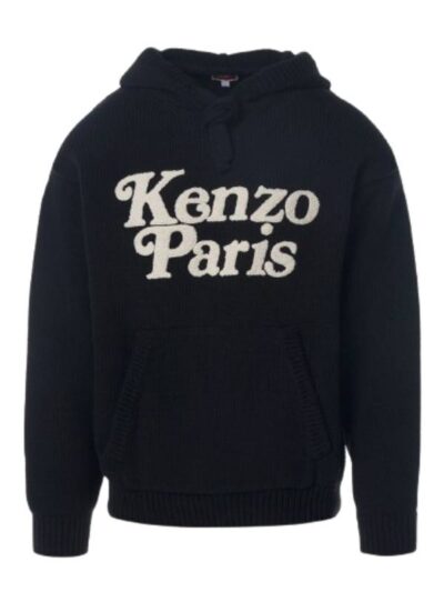 Kenzo Paris Verdy Black Pullover Hoodie