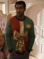 kumail-nanjiani-only-murders-in-the-building-christmas-sweater