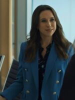 Lacey Chabert His & Hers 2024 Blue Blazer