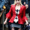 Lady Gaga Joker 2 Harley Quinn Red Blazer