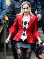 Lady Gaga Joker 2 Harley Quinn Red Blazer