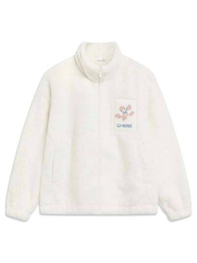 Li-Ning Floral Logo White Shrepa Jacket