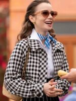 Lily Collins S04 Emily In Paris Cooper Plaid Jacket