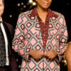 Lingo S02 Rupaul Charles Diamond Geo Pattern Suit