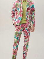 Lingo S02 RuPaul Charles Floral Print Suit