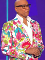 Lingo S02 RuPaul Charles Floral Print Suit