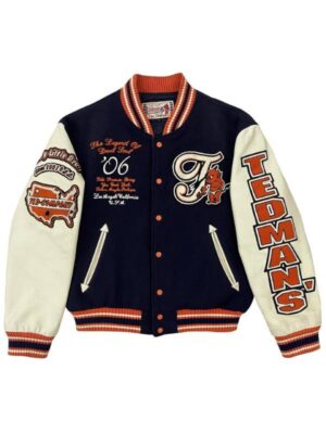 Lucky Devil Tedman Varsity Bomber Jacket