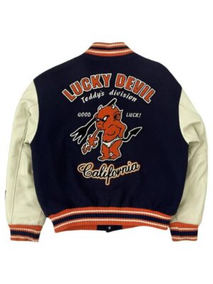 Lucky Devil Tedman Varsity Bomber Jacket