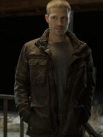 Midnight Mass Zach Gilford Black Cotton Jacket