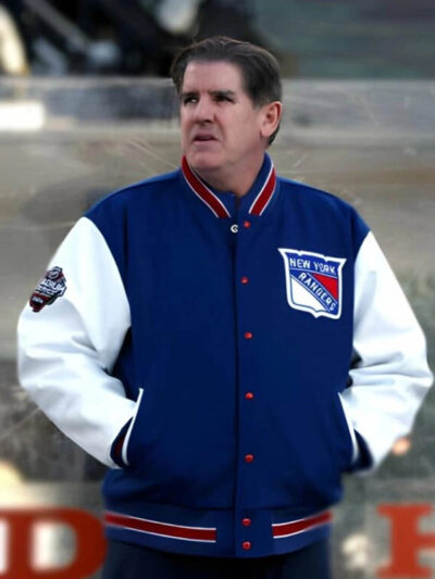 New York Rangers 2024 Stadium Series Varsity Jacket