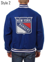 NHL New York Rangers Stadium Series 2024 Varsity Jacket