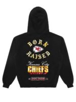 NFL Chiefs Chrome Rocker Black Pullover Hoodie