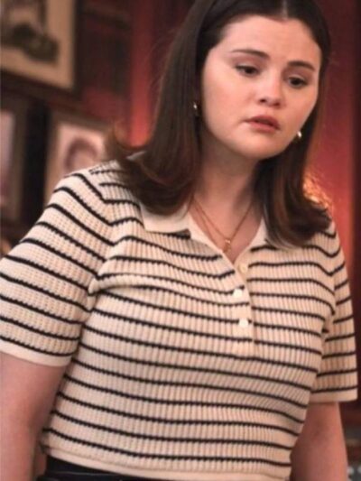 Only Murders In The Building S4 Selena Gomez Polo Sweater