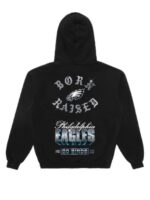 Philadelphia Eagles Chrome Rocker Black Hoodie