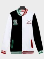 Ranboo R Logo Multicolor Letterman Varsity Jacket