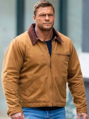 Reacher S02 Alan Ritchson Jack Brown Jacket