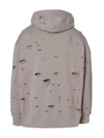 Ripped Style Givenchy Oversized Beige Pullover hoodie