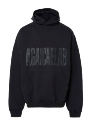 Ripped Style Givenchy Oversized Black Pullover hoodie