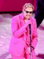 Ryan Gosling 2024 Oscars Awards Pink Suit