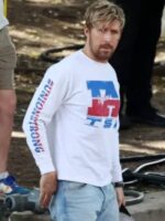 Ryan Gosling Union IATSE White Shirt