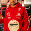 Scuderia Ferrari F1 Las Vegas GP Red Pullover Hoodie