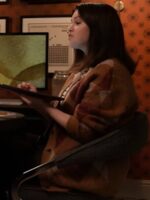 Selena Gomez Only Murders in the Building S4 Brown Cardigan