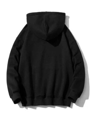 Skull Pattern Black Pullover Hoodie