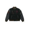 Stussy 40th Anniversary Black Letterman Varsity Jacket