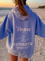 Sunsets Oversized Fleece Hoodie