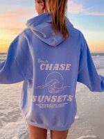 Sunsets Oversized Fleece Hoodie