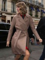 Taylor Swift Beige Belted Trench Coat