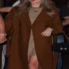 Taylor Swift Date Night Brown Trench Coat