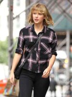 Taylor Swift Black Plaid Shirt