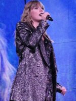 Reputation Tour Taylor Swift Black Sequin Coat