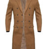 Tenth Doctor Who Brown Wool Trench Coat